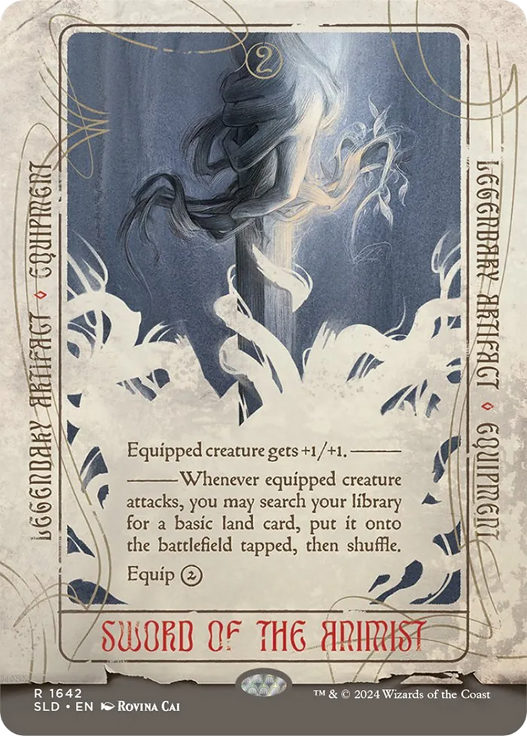 Sword of the Animist (Rainbow Foil) [Secret Lair Drop Series] | Jomio and Rueliete's Cards and Comics