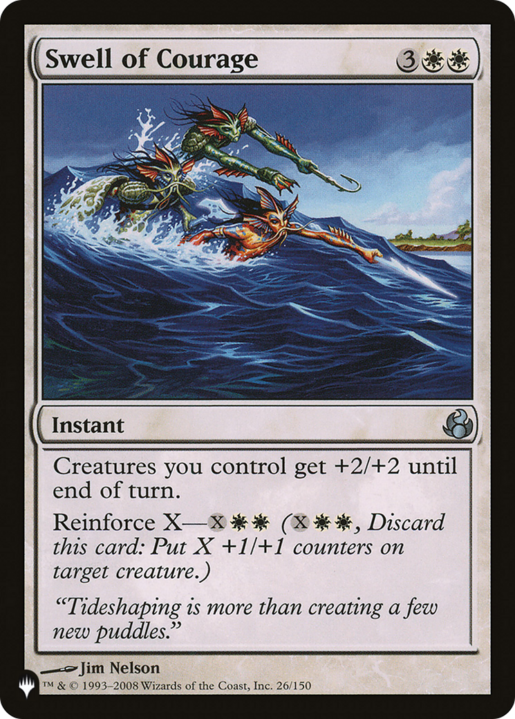 Swell of Courage [The List] | Jomio and Rueliete's Cards and Comics