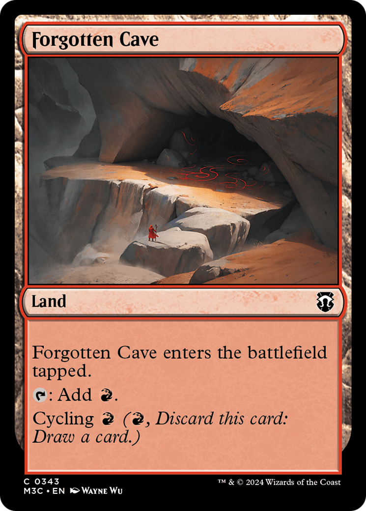 Forgotten Cave (Ripple Foil) [Modern Horizons 3 Commander] | Jomio and Rueliete's Cards and Comics