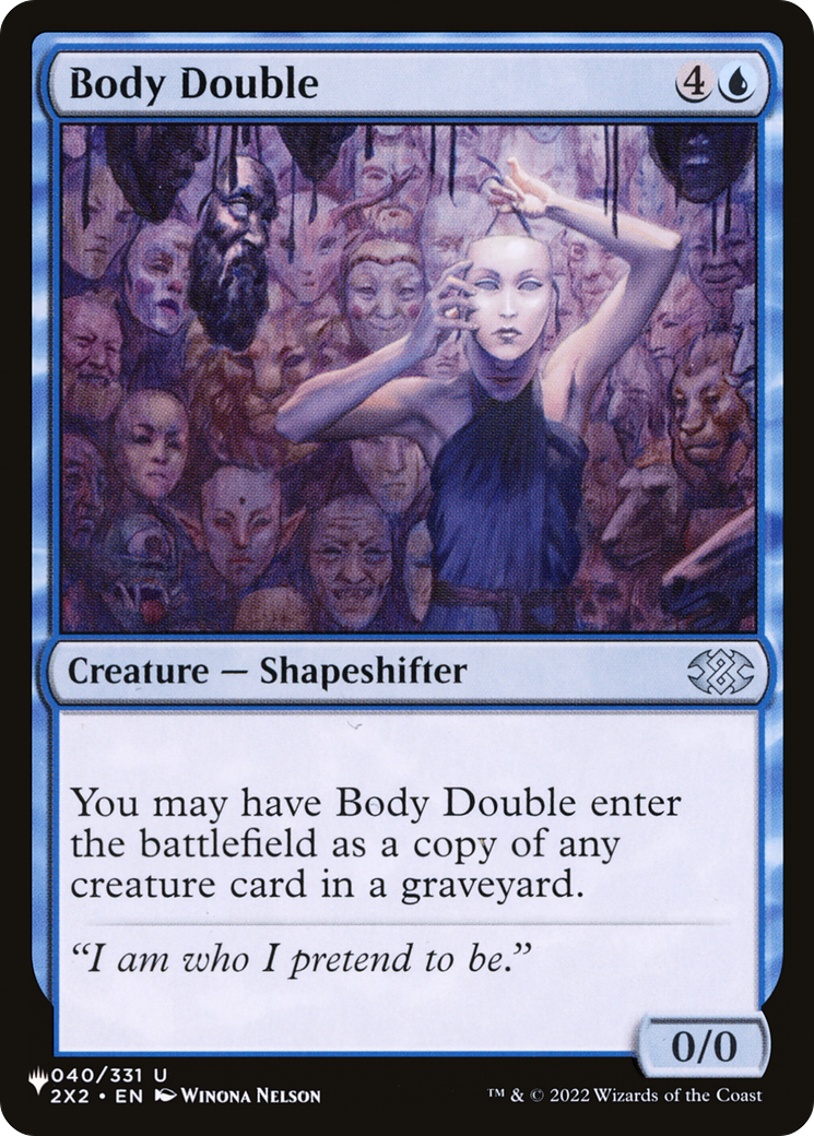 Body Double [The List] | Jomio and Rueliete's Cards and Comics