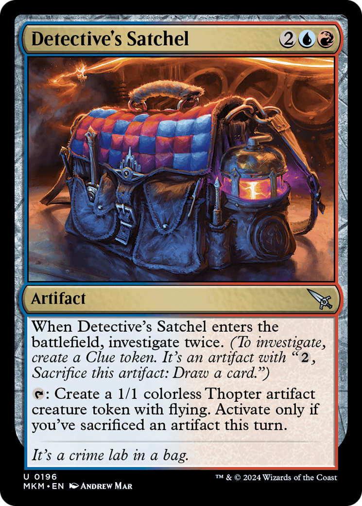 Detective's Satchel [Murders at Karlov Manor] | Jomio and Rueliete's Cards and Comics
