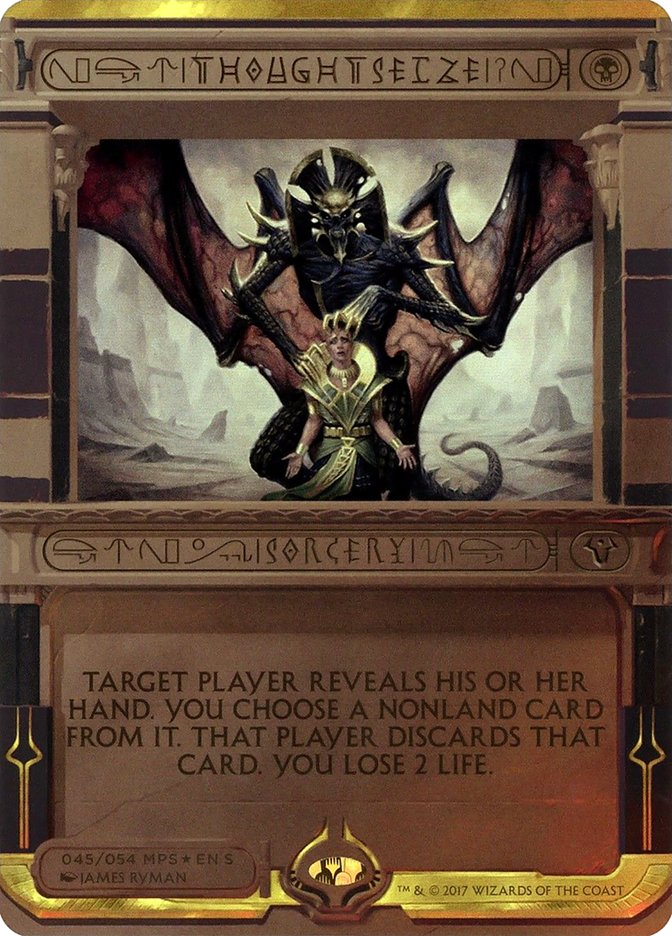 Thoughtseize (Invocation) [Amonkhet Invocations] | Jomio and Rueliete's Cards and Comics
