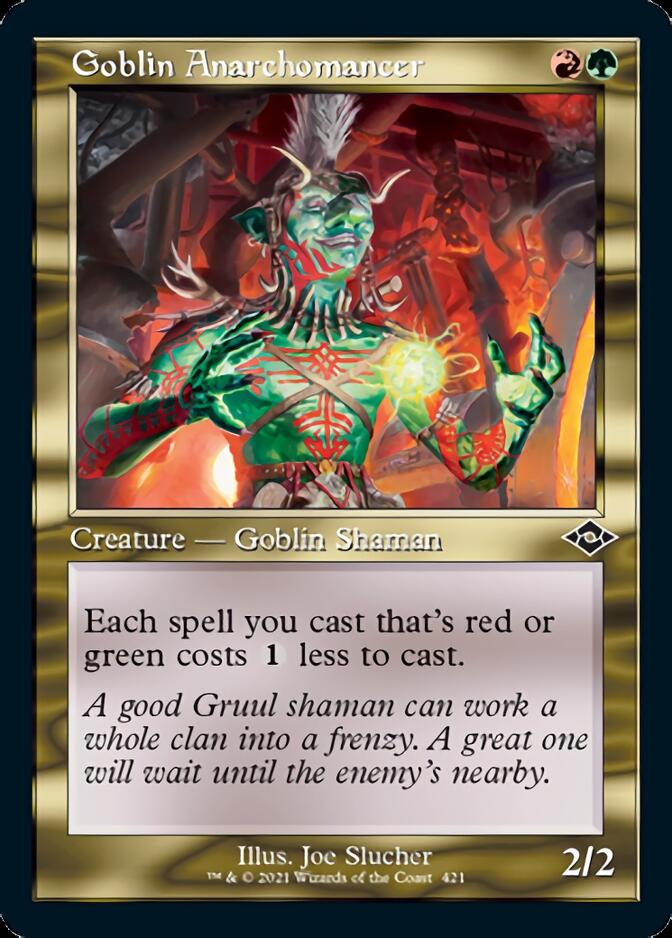 Goblin Anarchomancer (Retro Foil Etched) [Modern Horizons 2] | Jomio and Rueliete's Cards and Comics