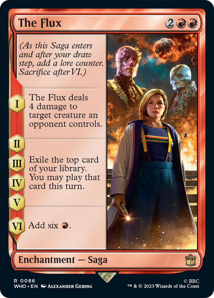 The Flux [Doctor Who] | Jomio and Rueliete's Cards and Comics