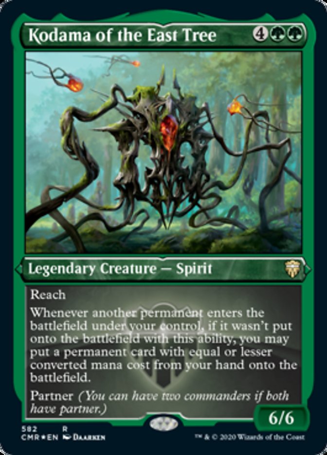 Kodama of the East Tree (Etched) [Commander Legends] | Jomio and Rueliete's Cards and Comics