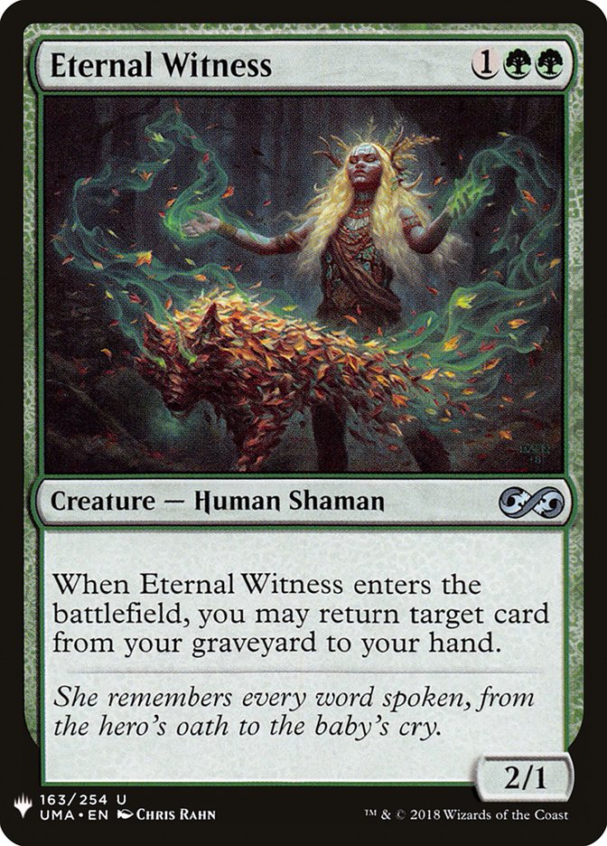 Eternal Witness [Mystery Booster] | Jomio and Rueliete's Cards and Comics