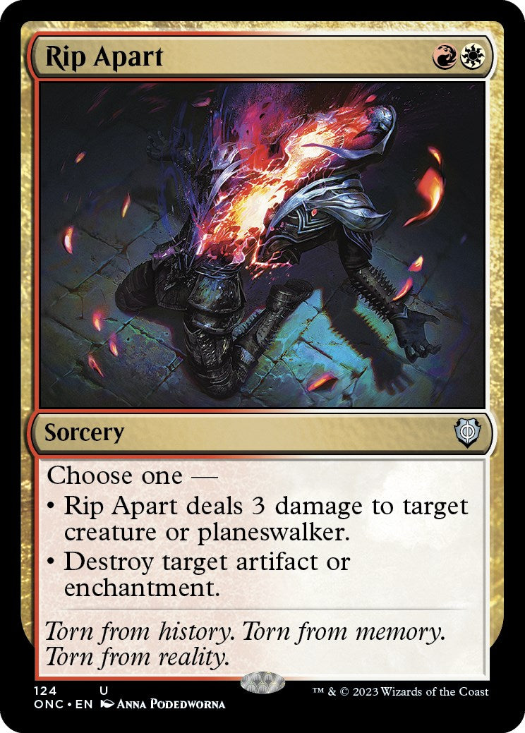 Rip Apart [Phyrexia: All Will Be One Commander] | Jomio and Rueliete's Cards and Comics