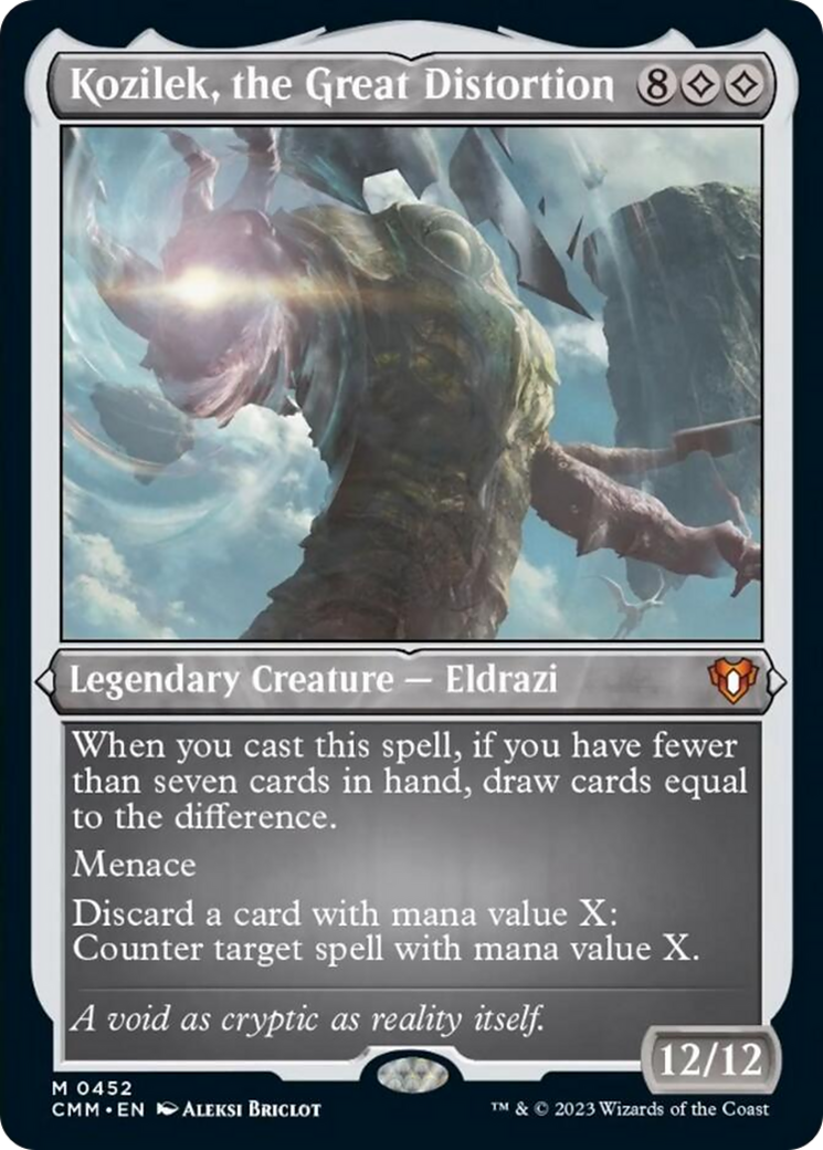 Kozilek, the Great Distortion (Foil Etched) [Commander Masters] | Jomio and Rueliete's Cards and Comics