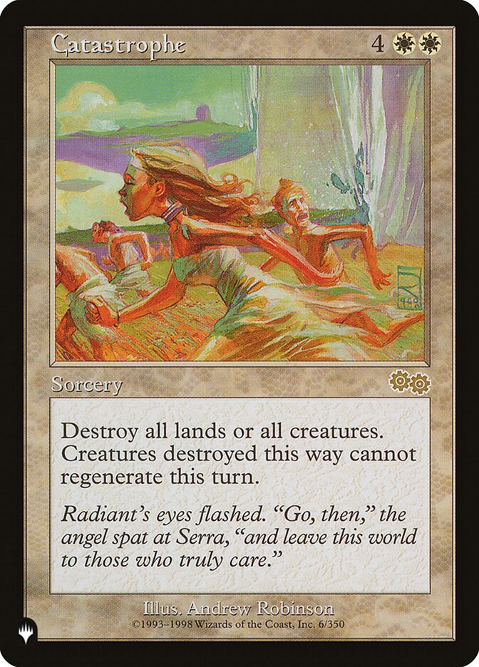 Catastrophe [The List] | Jomio and Rueliete's Cards and Comics