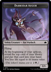 Squirrel // Darkstar Augur Double-Sided Token [Bloomburrow Tokens] | Jomio and Rueliete's Cards and Comics