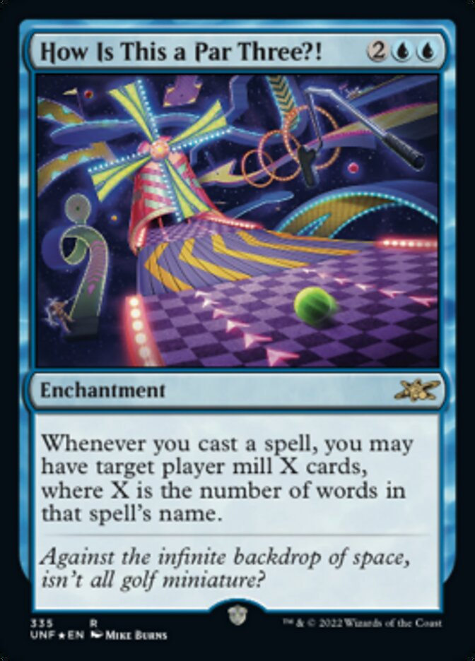 How Is This a Par Three?! (Galaxy Foil) [Unfinity] | Jomio and Rueliete's Cards and Comics