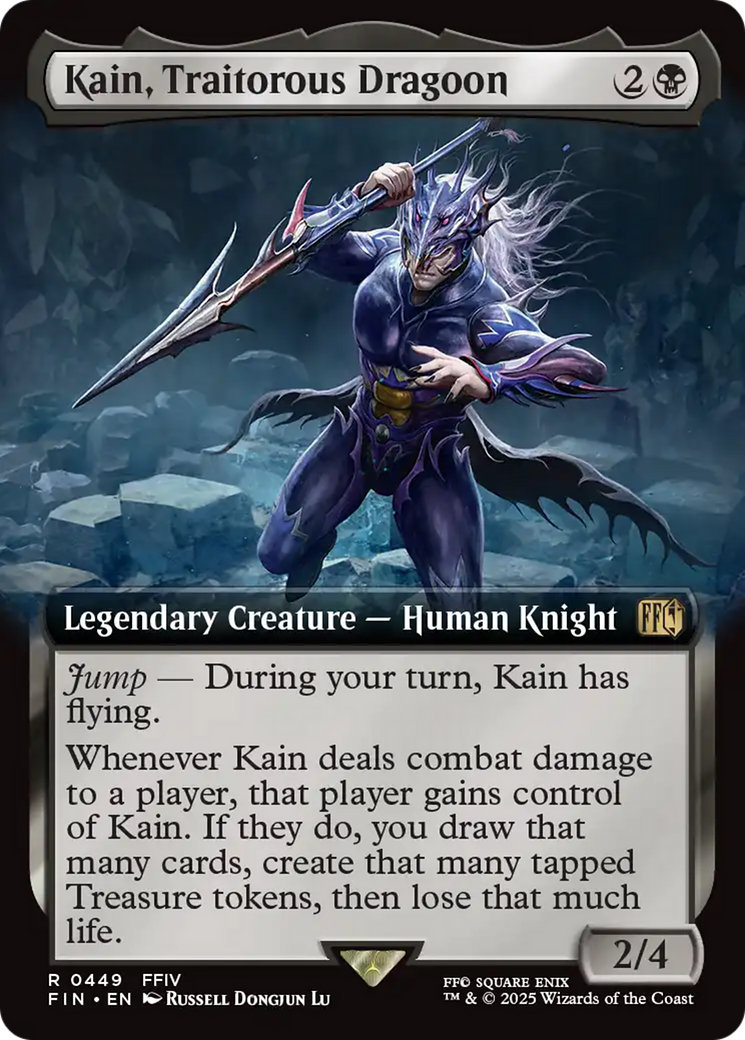 Kain, Traitorous Dragoon (Extended Art) [FINAL FANTASY] | Jomio and Rueliete's Cards and Comics