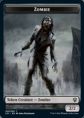 Zombie // Spirit Double-Sided Token [Commander 2021 Tokens] | Jomio and Rueliete's Cards and Comics