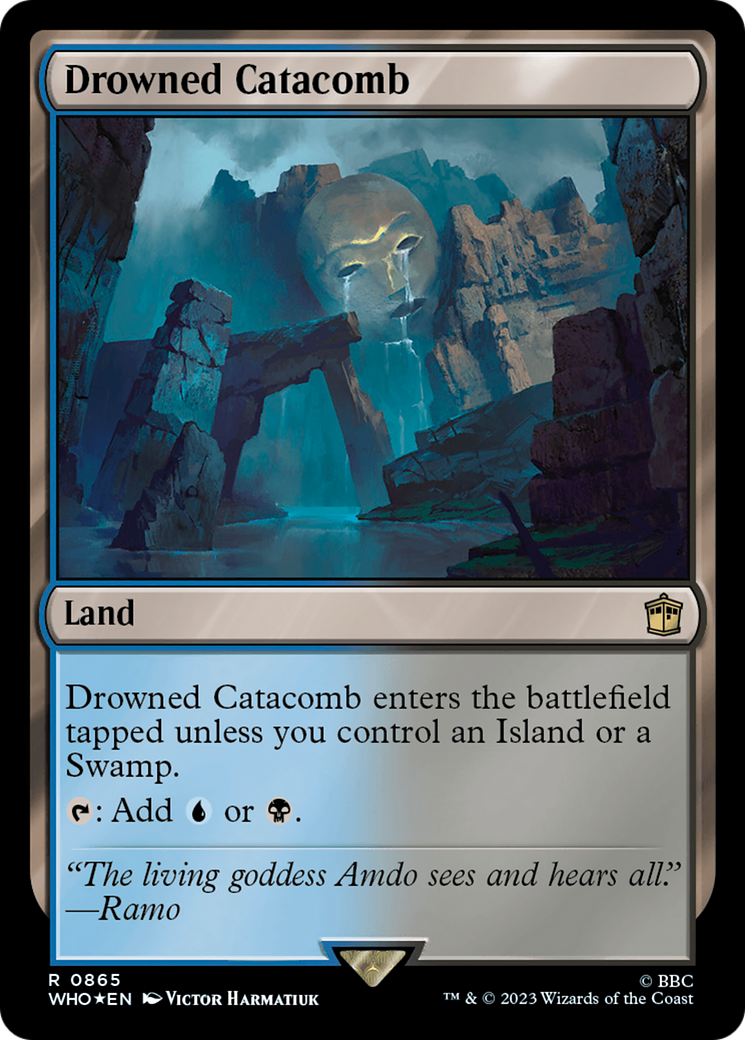 Drowned Catacomb (Surge Foil) [Doctor Who] | Jomio and Rueliete's Cards and Comics