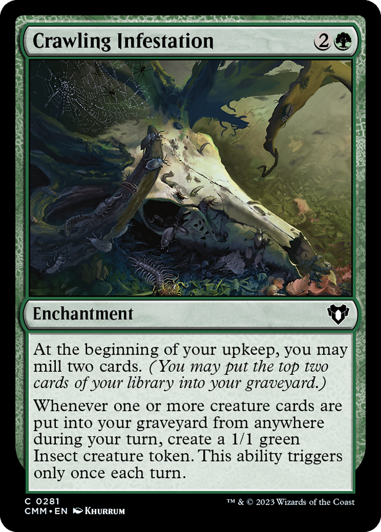 Crawling Infestation [Commander Masters] | Jomio and Rueliete's Cards and Comics