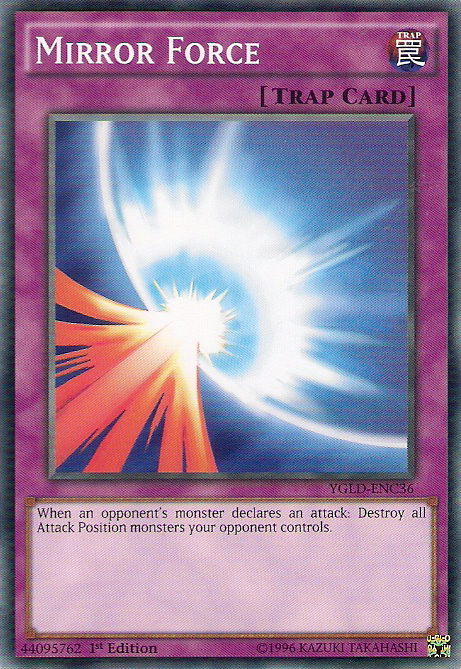 Mirror Force [YGLD-ENC36] Common | Jomio and Rueliete's Cards and Comics