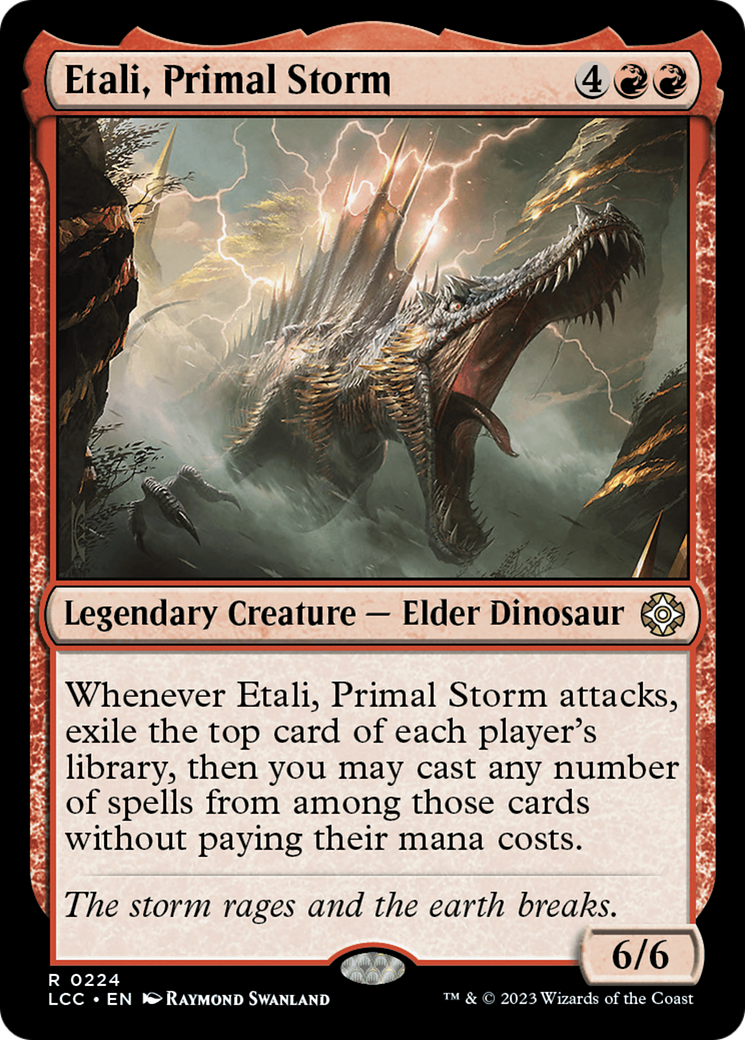 Etali, Primal Storm [The Lost Caverns of Ixalan Commander] | Jomio and Rueliete's Cards and Comics