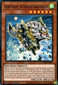 Gizmek Makami, the Ferocious Fanged Fortress [PHRA-EN022] Super Rare | Jomio and Rueliete's Cards and Comics