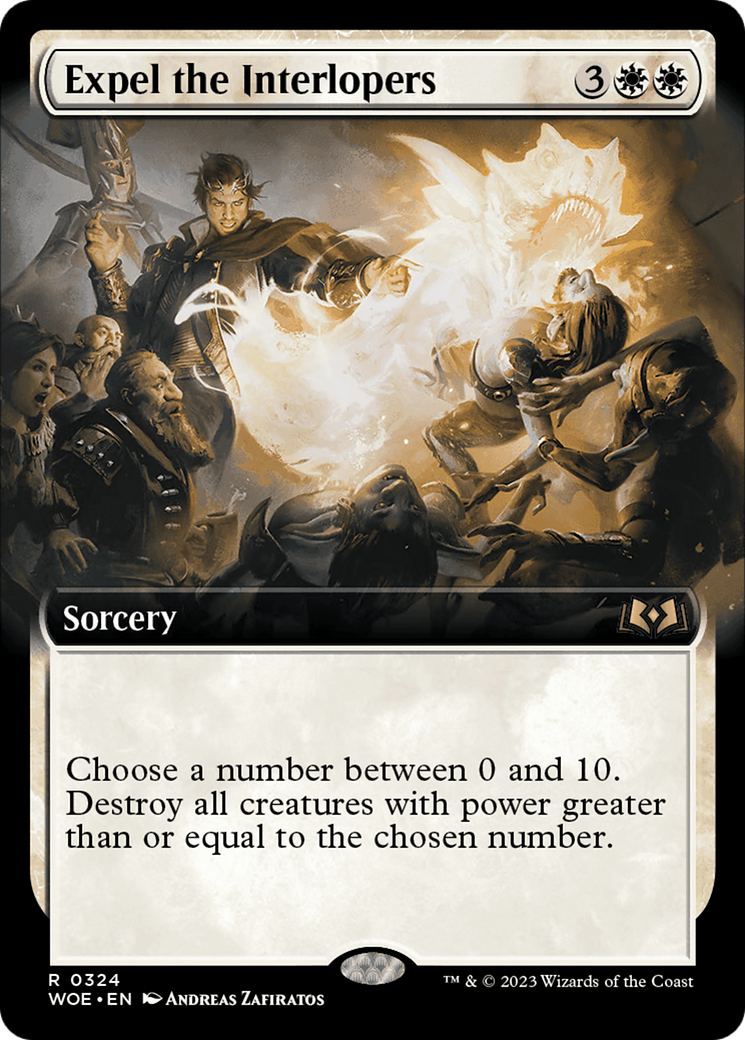 Expel the Interlopers (Extended Art) [Wilds of Eldraine] | Jomio and Rueliete's Cards and Comics