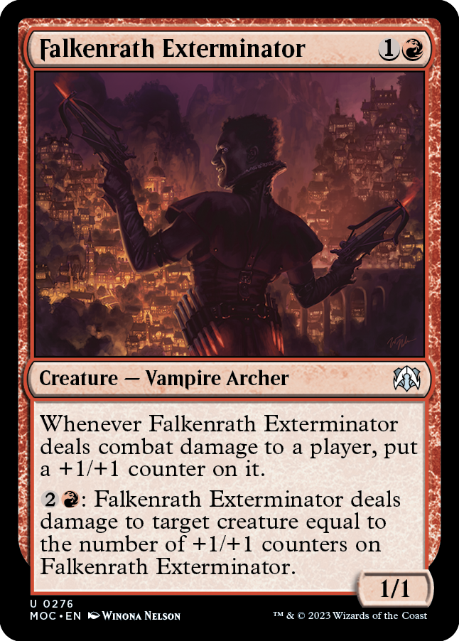 Falkenrath Exterminator [March of the Machine Commander] | Jomio and Rueliete's Cards and Comics