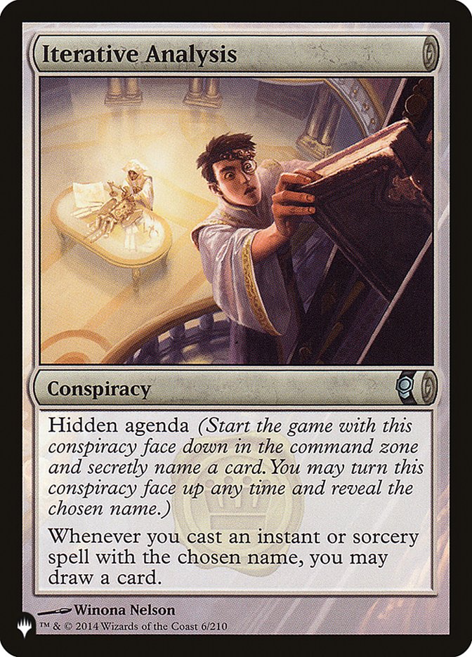 Iterative Analysis [The List] | Jomio and Rueliete's Cards and Comics