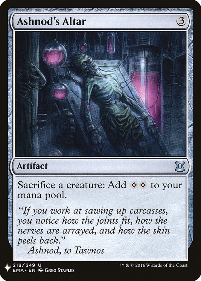 Ashnod's Altar [Mystery Booster] | Jomio and Rueliete's Cards and Comics