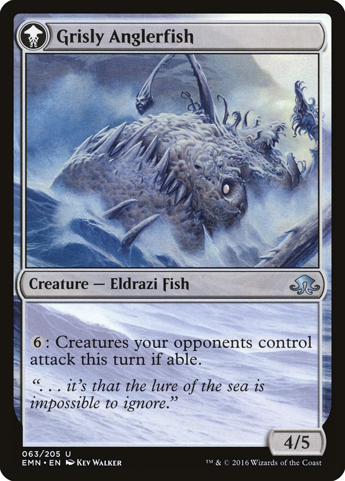 Grizzled Angler // Grisly Anglerfish [Eldritch Moon] | Jomio and Rueliete's Cards and Comics