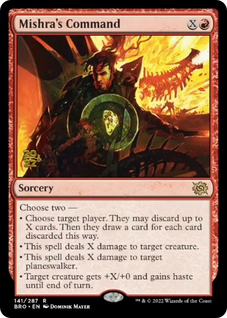 Mishra's Command [The Brothers' War Prerelease Promos] | Jomio and Rueliete's Cards and Comics