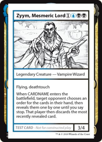 Zyym, Mesmeric Lord (2021 Edition) [Mystery Booster Playtest Cards] | Jomio and Rueliete's Cards and Comics