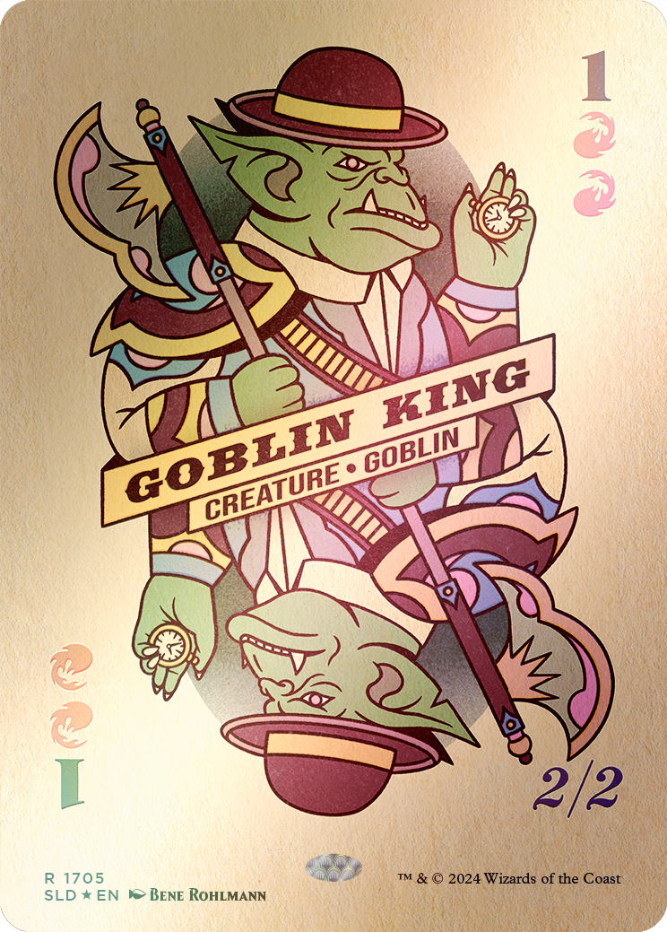 Goblin King (1705) (Rainbow Foil) [Secret Lair Drop Series] | Jomio and Rueliete's Cards and Comics