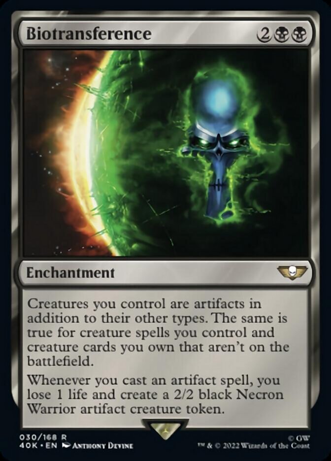 Biotransference [Warhammer 40,000] | Jomio and Rueliete's Cards and Comics