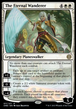 The Eternal Wanderer (Promo Pack) [Phyrexia: All Will Be One Promos] | Jomio and Rueliete's Cards and Comics