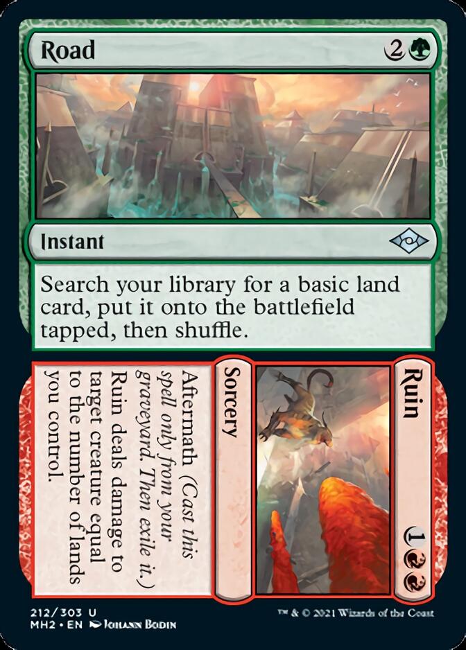 Road // Ruin [Modern Horizons 2] | Jomio and Rueliete's Cards and Comics
