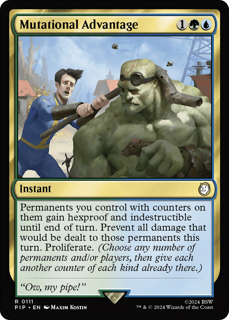 Mutational Advantage [Fallout] | Jomio and Rueliete's Cards and Comics