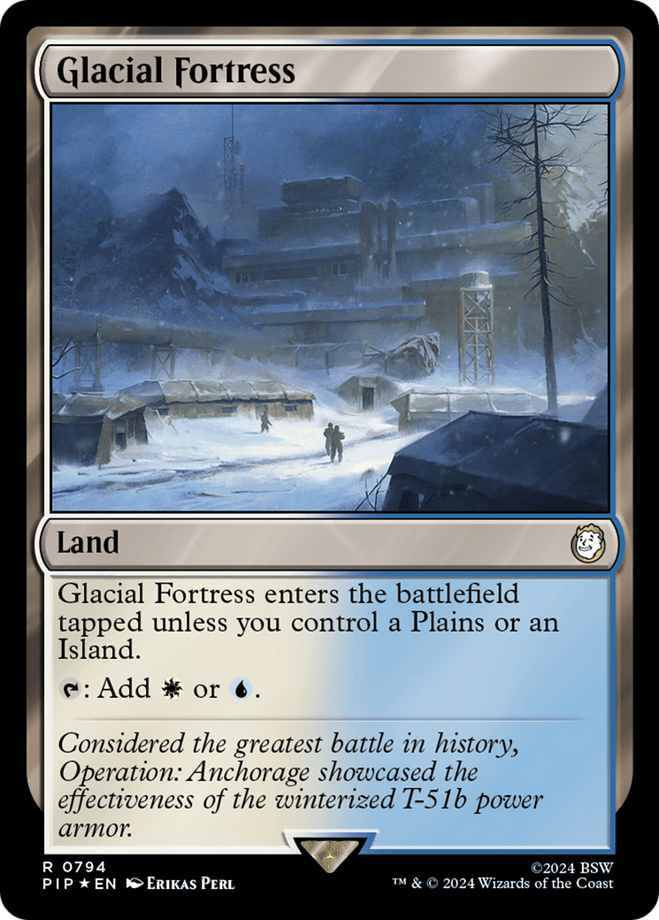 Glacial Fortress (Surge Foil) [Fallout] | Jomio and Rueliete's Cards and Comics