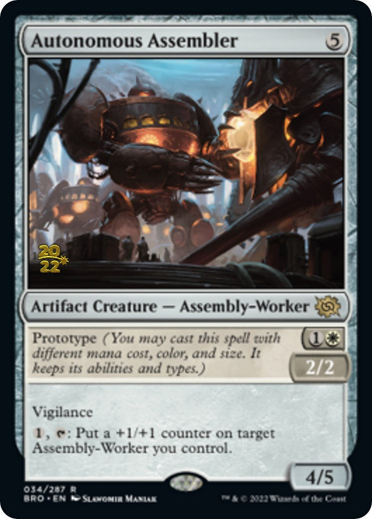 Autonomous Assembler [The Brothers' War Prerelease Promos] | Jomio and Rueliete's Cards and Comics