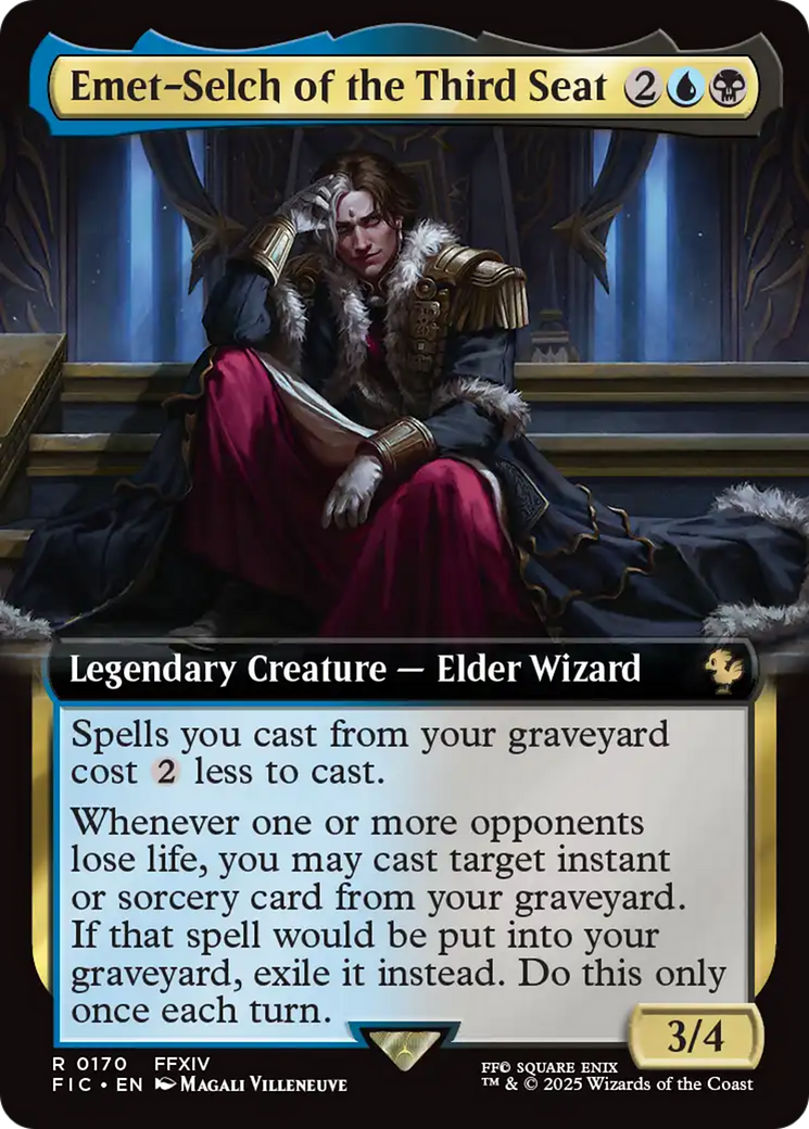 Emet-Selch of the Third Seat (Extended Art) [FINAL FANTASY Commander] | Jomio and Rueliete's Cards and Comics