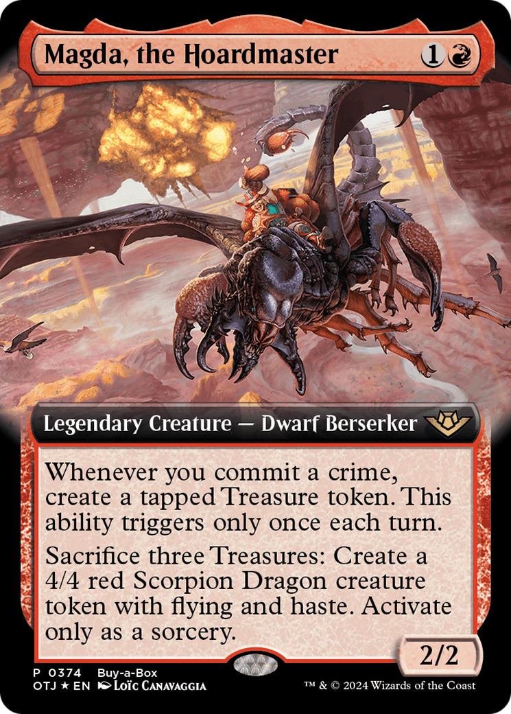 Magda, the Hoardmaster (Buy-A-Box) [Outlaws of Thunder Junction Promos] | Jomio and Rueliete's Cards and Comics