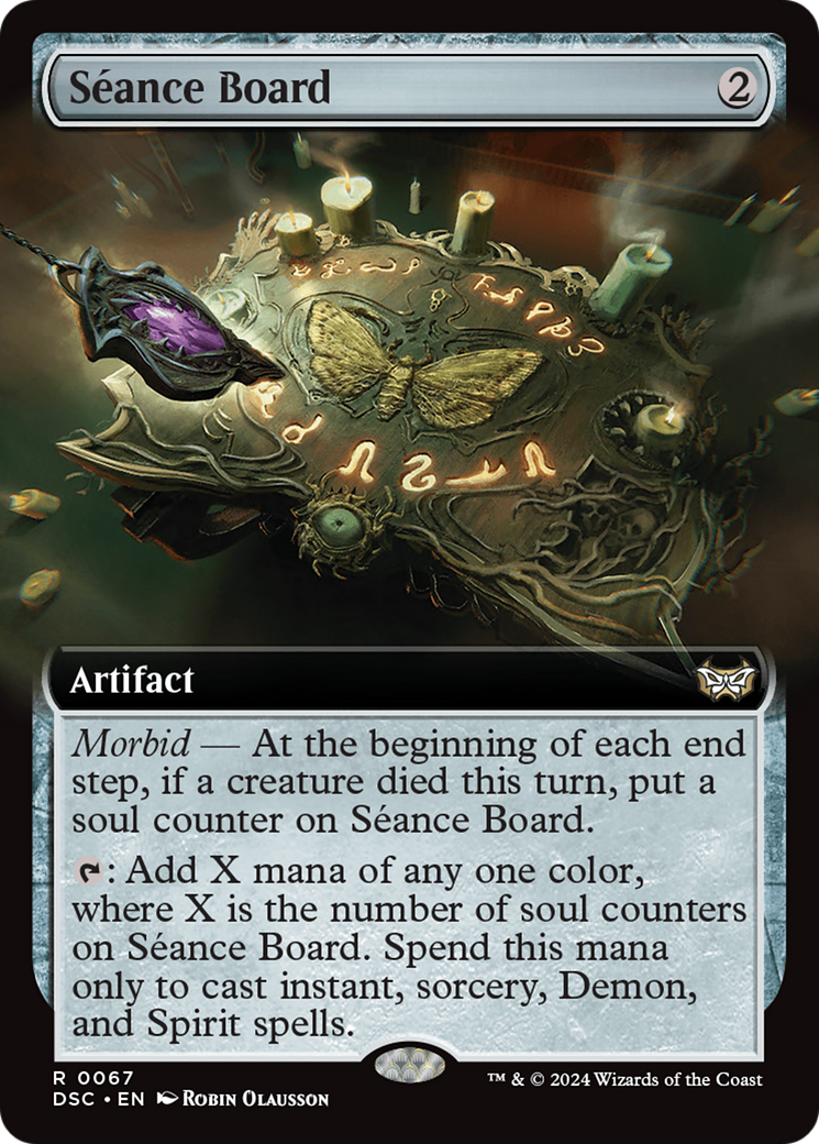 Seance Board (Extended Art) [Duskmourn: House of Horror Commander] | Jomio and Rueliete's Cards and Comics