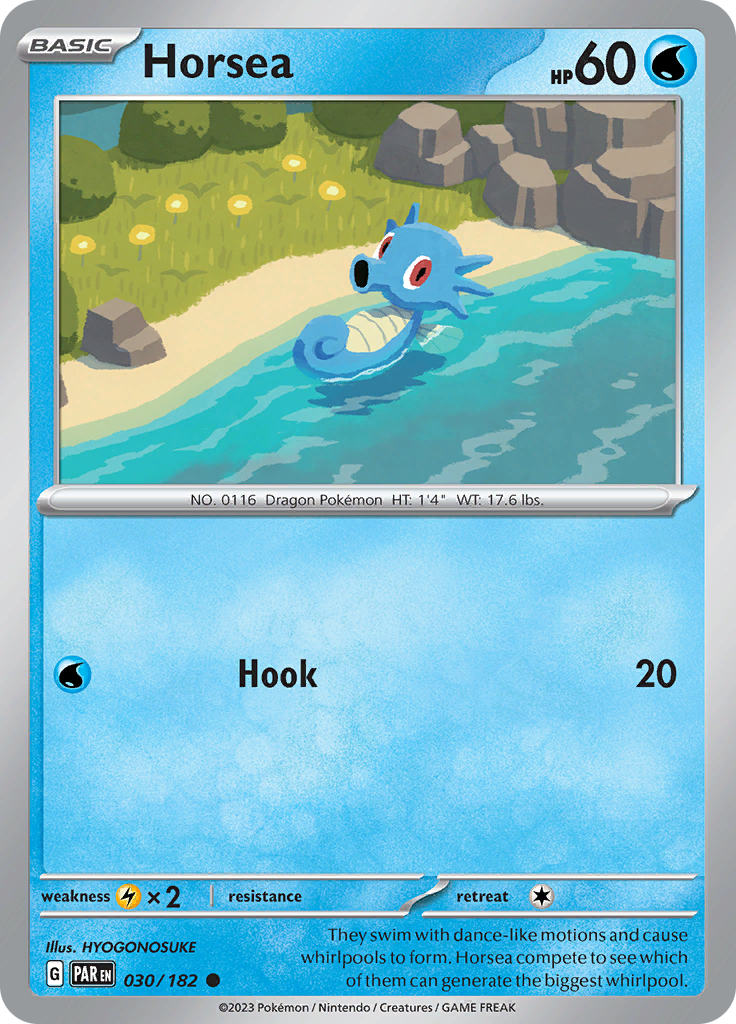 Horsea (030/182) [Scarlet & Violet: Paradox Rift] | Jomio and Rueliete's Cards and Comics