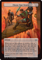 Choose Your Demise (Full Art) [Duskmourn: Archenemy] | Jomio and Rueliete's Cards and Comics