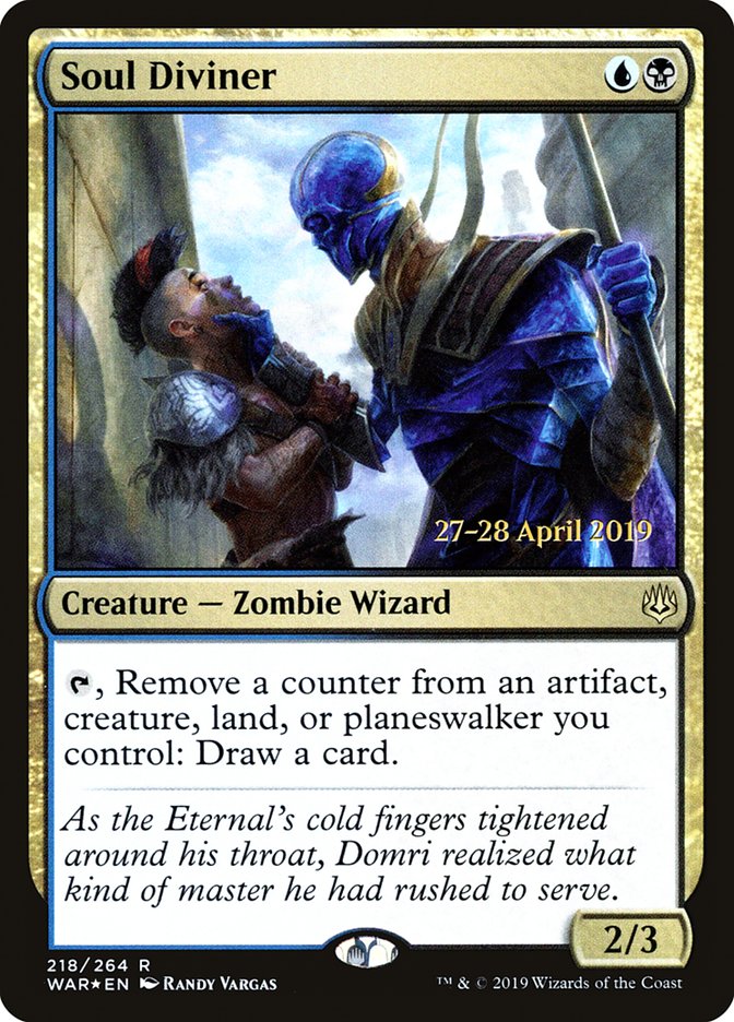 Soul Diviner [War of the Spark Prerelease Promos] | Jomio and Rueliete's Cards and Comics