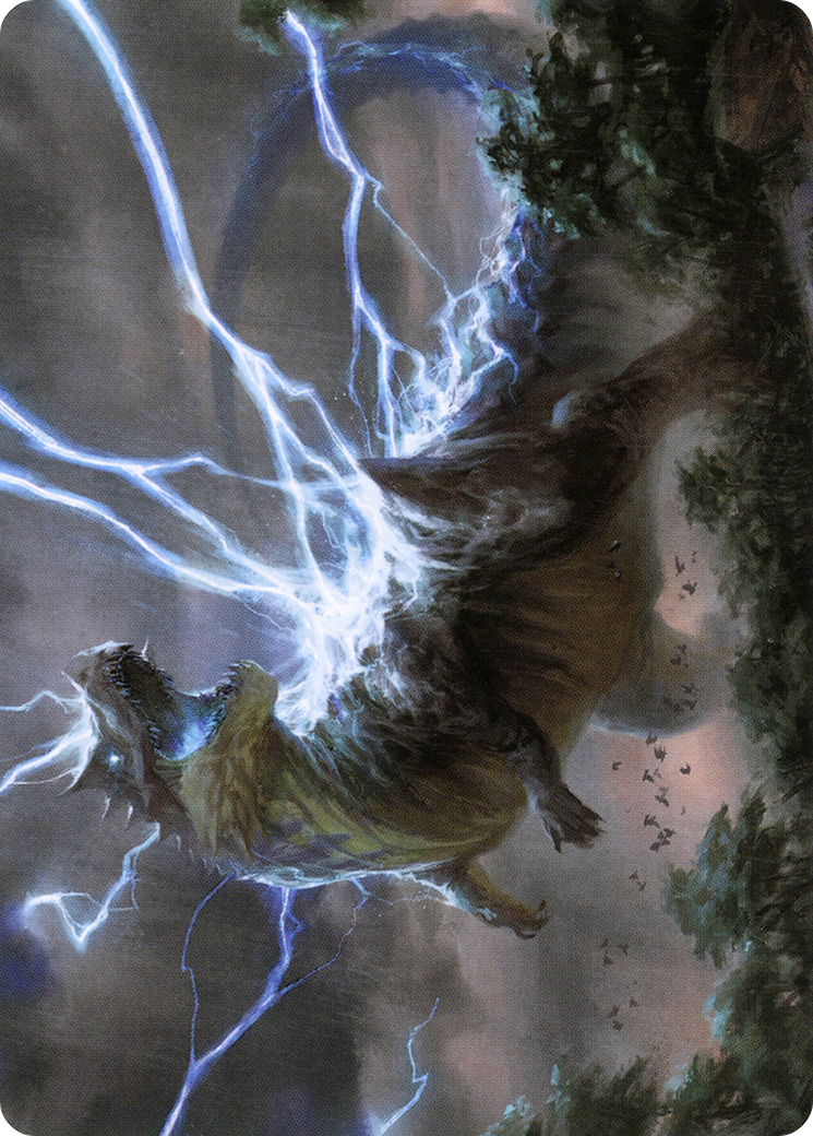 Thrasta, Tempest's Roar Art Card (41) [Modern Horizons 2 Art Series] | Jomio and Rueliete's Cards and Comics