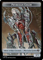Phyrexian Golem // Ox Double-Sided Token [Commander Masters Tokens] | Jomio and Rueliete's Cards and Comics