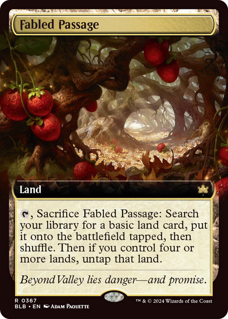 Fabled Passage (Extended Art) [Bloomburrow] | Jomio and Rueliete's Cards and Comics