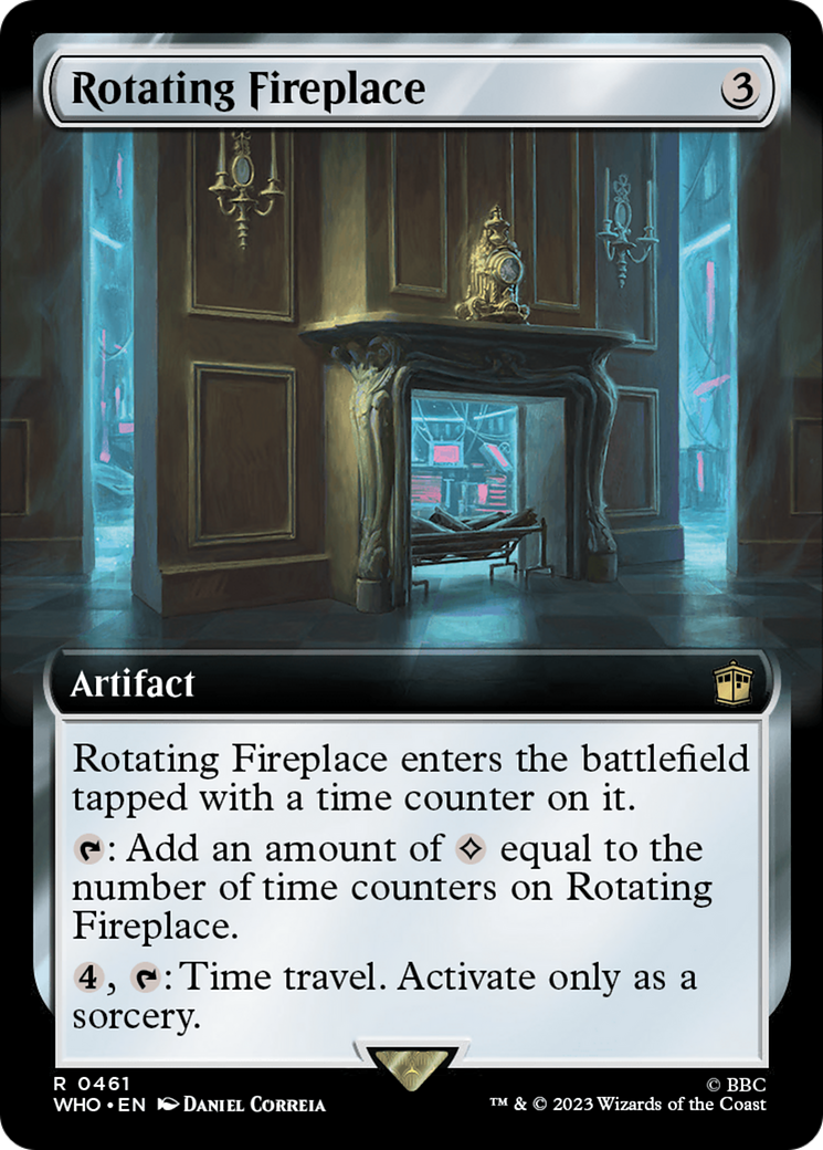 Rotating Fireplace (Extended Art) [Doctor Who] | Jomio and Rueliete's Cards and Comics