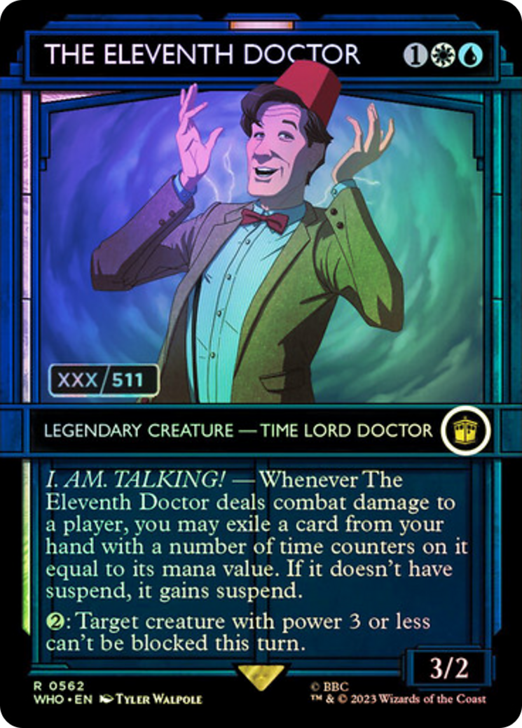 The Eleventh Doctor (Serial Numbered) [Doctor Who] | Jomio and Rueliete's Cards and Comics