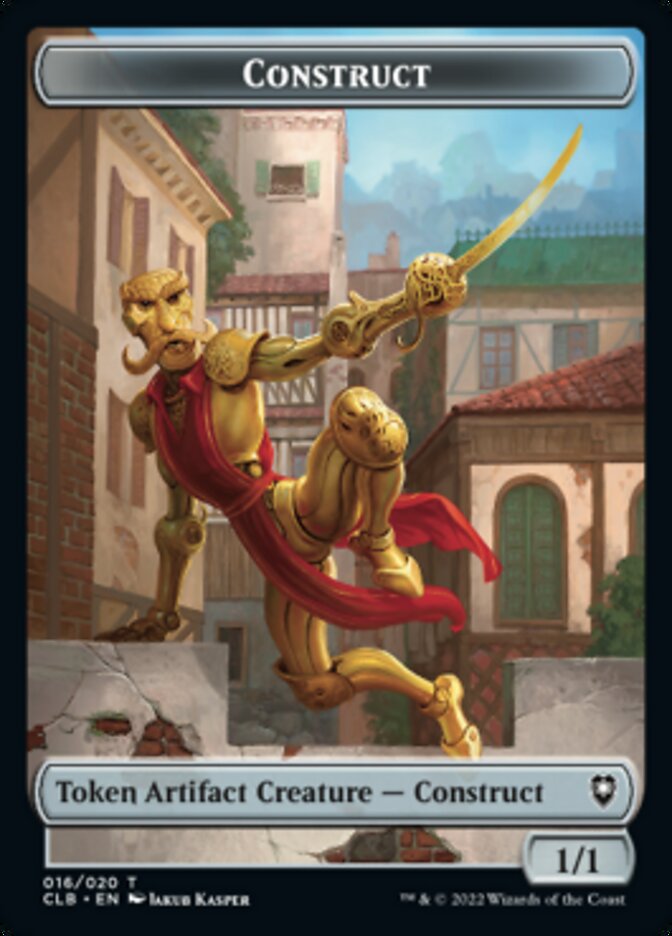 Construct Token [Commander Legends: Battle for Baldur's Gate Tokens] | Jomio and Rueliete's Cards and Comics