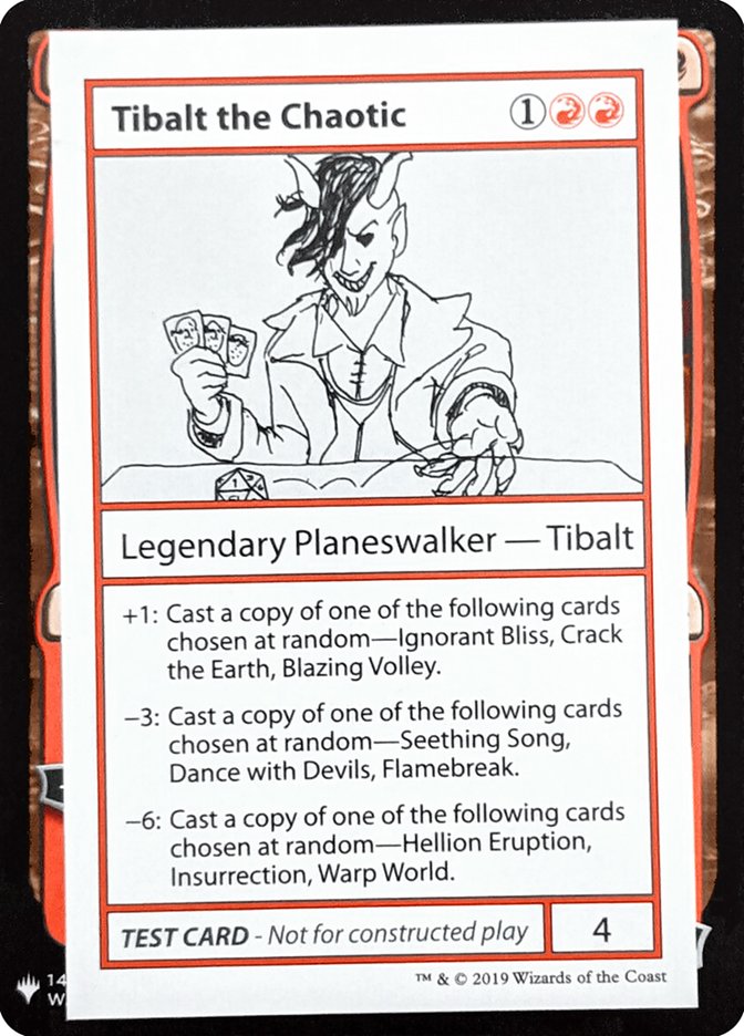 Tibalt the Chaotic [Mystery Booster Playtest Cards] | Jomio and Rueliete's Cards and Comics