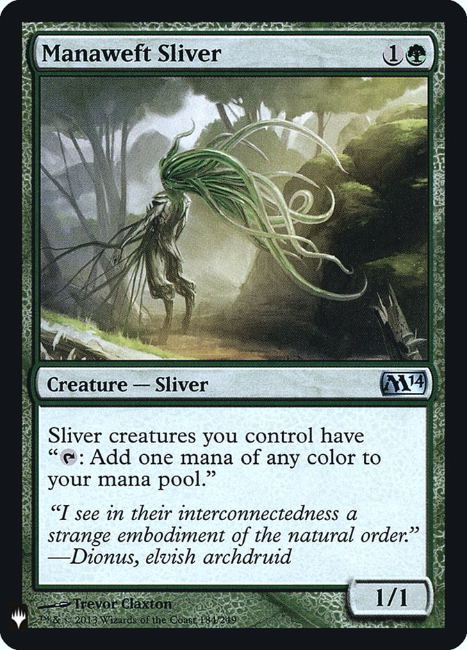 Manaweft Sliver [Mystery Booster] | Jomio and Rueliete's Cards and Comics